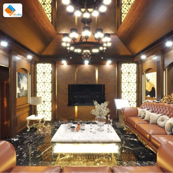 Đơn vị thiết kế, thi c&ocirc;ng nội thất biệt thự cổ điển, t&acirc;n cổ điển tại H&agrave; Nội 