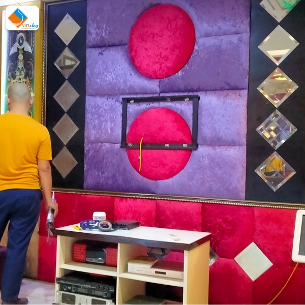 Thi C&ocirc;ng C&aacute;ch &Acirc;m Ph&ograve;ng Karaoke: &Acirc;m Thanh Sống Động, Hạn Chế Tiếng Ồn Tại Ho&agrave;ng Mai